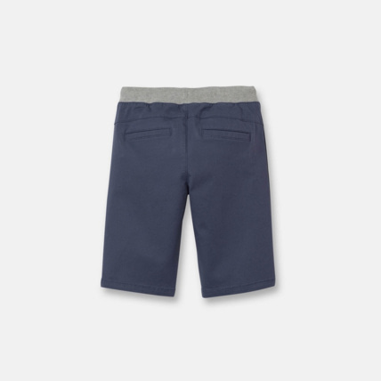 Avis Bermuda sportswear en toile bleu garçon OKAIDI 2