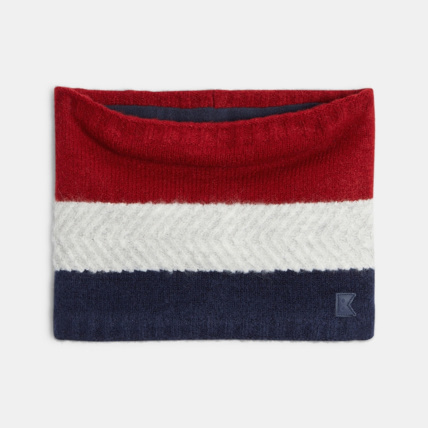 Avis Snood rayé fantaisie rouge garçon OKAIDI 1