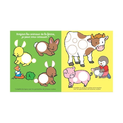 Avis Livre T'choupi Mes gommettes les animaux NATHAN 3