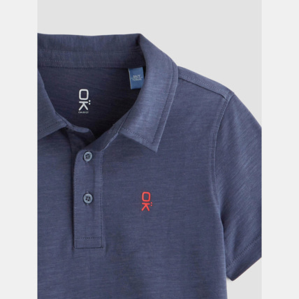 Avis Polo uni bleu garçon OKAIDI 3