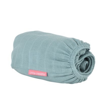 Avis Drap-housse gaze de coton little crevette 3