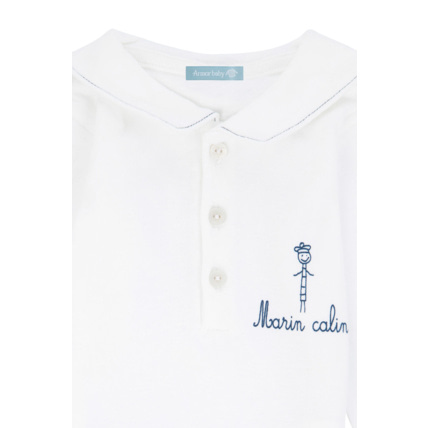 Avis Lot de bodies 2 "Brendan" Baby - Blanc/Navire ARMOR-LUX 2