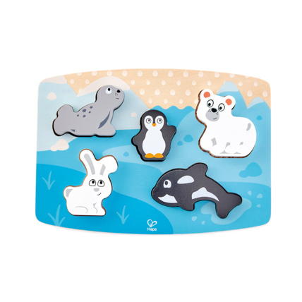 Avis Puzzle tactile animaux polaires HAPE 2