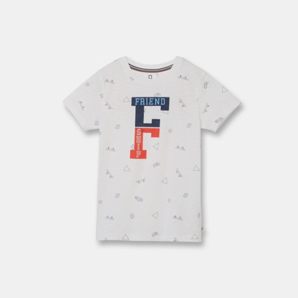 Avis T-shirt imprimé blanc garçon OKAIDI 1