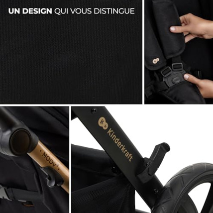 Avis Poussette 3 en 1 MOOV2 , avec Siège auto Mink PRO I-Size inclus Kinderkraft 5
