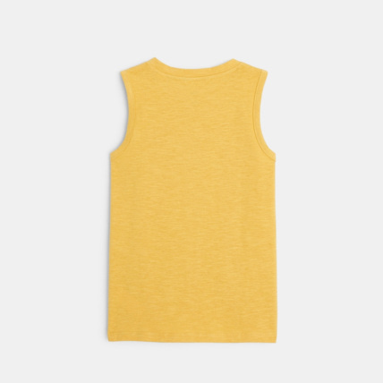 Avis Débardeur en jersey flammé jaune garçon OKAIDI 3