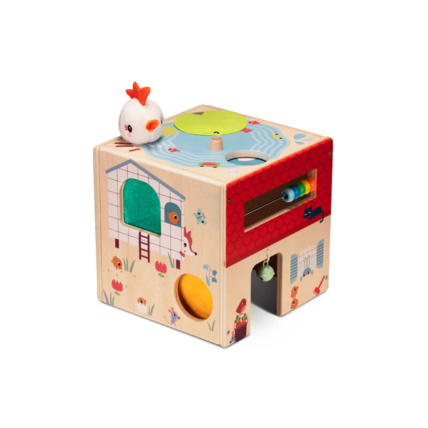 Avis Cube d'activités en bois Farm Lilliputiens 1