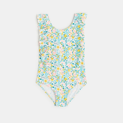 Avis Maillot de bain 1 pièce fleuri fille OKAIDI 2