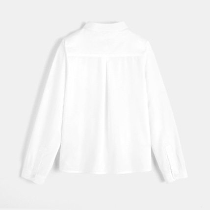 Avis Chemise en popeline blanche fille OKAIDI 4