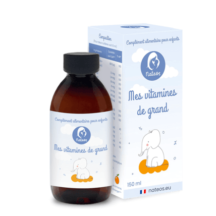 Avis Complément alimentaire multivitamines pour enfants Mes vitamines de grand NATEOS 1
