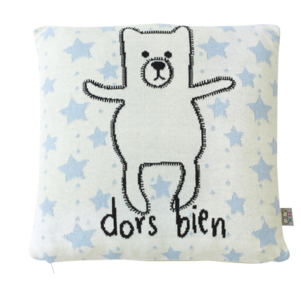 Avis Taie de coussin en coton bio, OURSON Sevira Kids 1