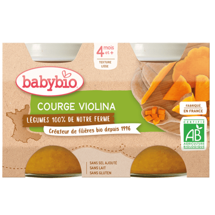 Avis Courge Violina de notre Ferme Babybio 1