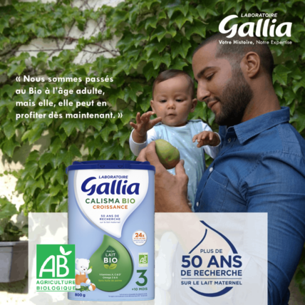 Avis Lait Calisma Bio Croissance 3 Laboratoire Gallia 3