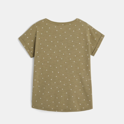 Avis T-shirt flammé motif fillette vert OKAIDI 4