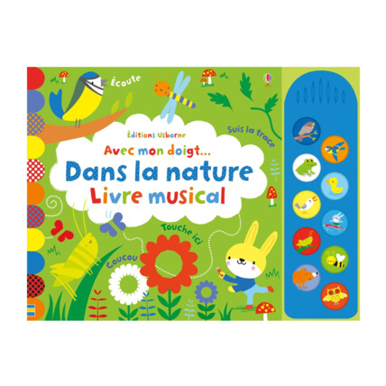 Avis Livre sonore Avec mon doigt - Dans la nature USBORNE 1