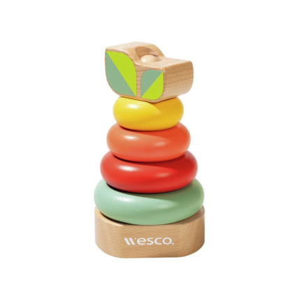 Avis Jouet à empiler pyramide des couleurs Wesco 1