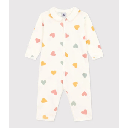 Avis Grenouillère sans pieds hiver Coeurs Multicolors Petit Bateau 1