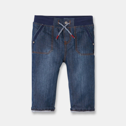 Avis Jean doublé à ceinture élastiquée OBAÏBI 1