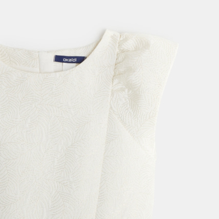 Avis Robe chic à motifs irisés blanche fille OKAIDI 2