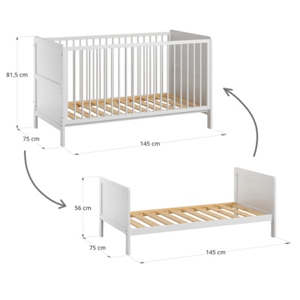 Avis Lit bébé évolutif 3 en 1 Petite Amélie 6