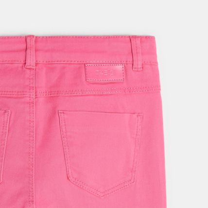 Avis Pantacourt skinny à motif sequins rose fille OKAIDI 3