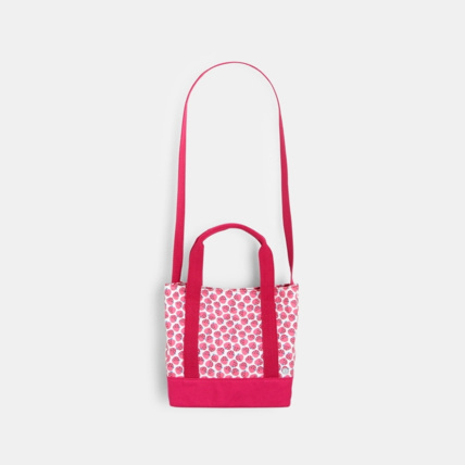 Avis Sac en toile imprimée rose fille OKAIDI 1