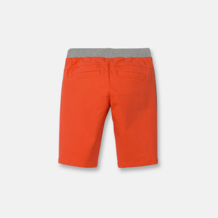 Avis Bermuda sportswear en toile orange garçon OKAIDI 2