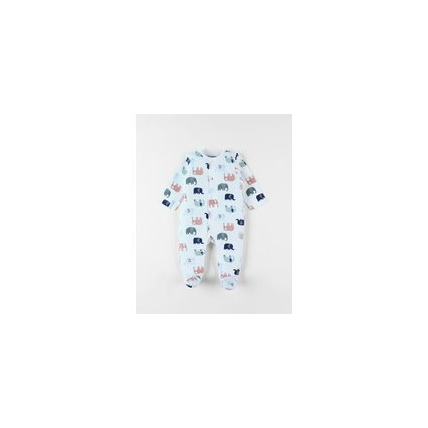 Avis Pyjama 1 pièce imprimé éléphants en jersey NOUKIE'S 1