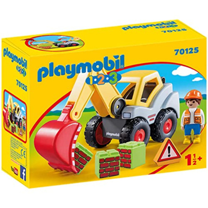 Avis Playmobil 1.2.3 - Pelleteuse PLAYMOBIL 1