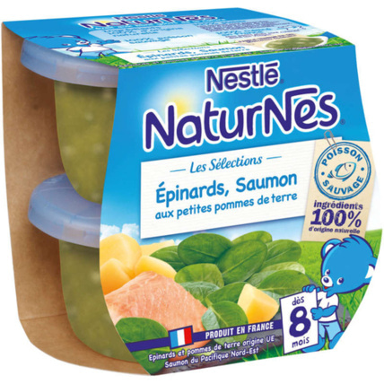 Avis Naturnès - Épinards, saumon aux petites pommes de terres NESTLÉ 1