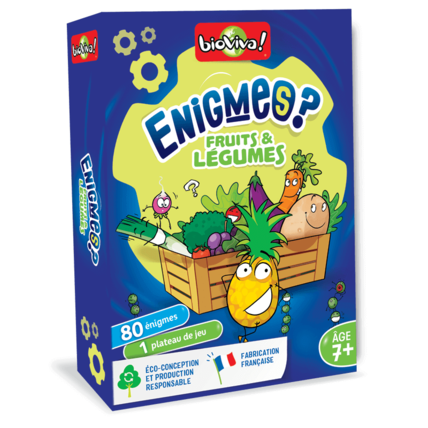 Avis Jeu éducatif Enigmes - Fruits et Légumes BIOVIVA 1