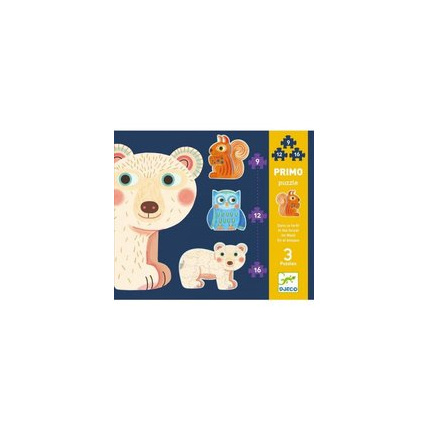 Avis 3 puzzles Primo dans la forêt DJECO 1