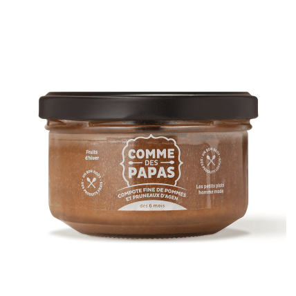 Avis Compote fine de pommes et pruneaux d'Agen COMME DES PAPAS 1