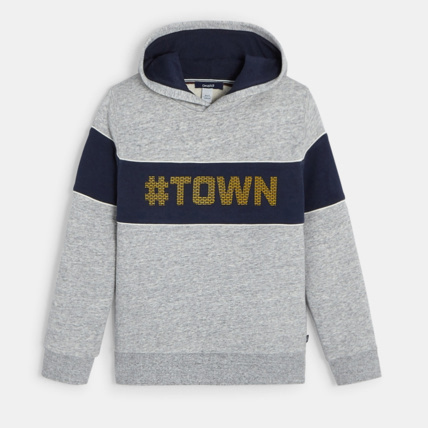 Avis Sweat-shirt à capuche gris garçon OKAIDI 2