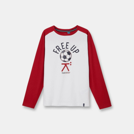 Avis T-shirt foot rouge garçon OKAIDI 1