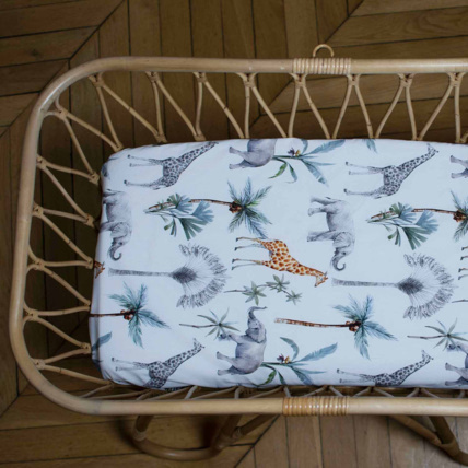 Avis Drap housse couffin ovale, Safari Sevira Kids 3