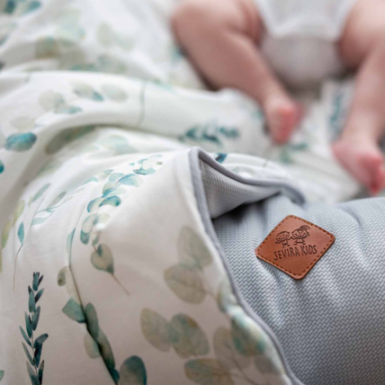 Avis Parure de lit bébé en coton, Eucalyptus Sevira Kids 7
