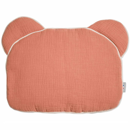 Avis Oreiller bébé plat ourson en gaze de coton, Jeanne Sevira Kids 2