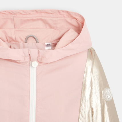 Avis Blouson déperlant à capuche rose fille OKAIDI 3