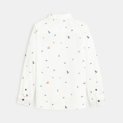 Avis Chemise popeline oiseaux avec nœud papillon garçon OKAIDI 3