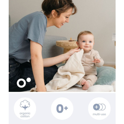 Avis Lot de 3 langes bébé Lovely Babymoov 1