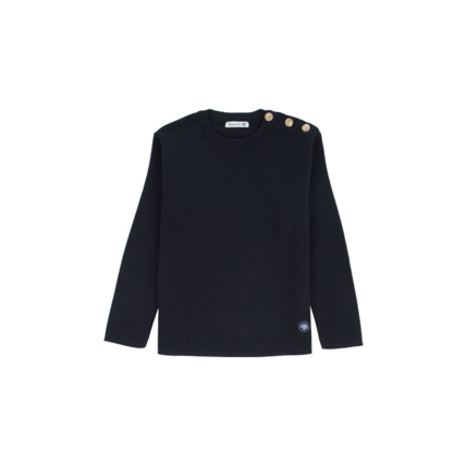 Avis Pull Marin uni "Riec" Kids - laine - Navire ARMOR-LUX 1