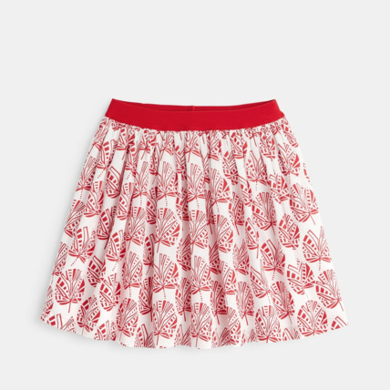 Jupe patineuse rouge top