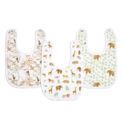 Avis Lot de 3 bavoirs en mousseline de coton Tanzania ADEN + ANAIS 1