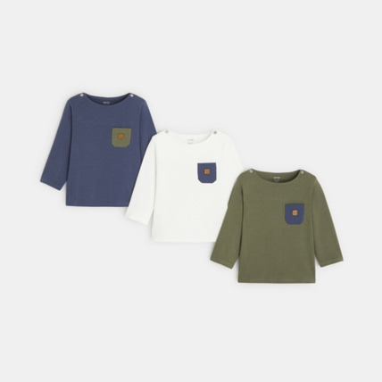 Avis T-shirt maille uni (lot de 3) OBAÏBI 1