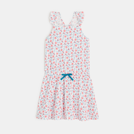 Avis Robe courte en jersey imprimé rose fille OKAIDI 1