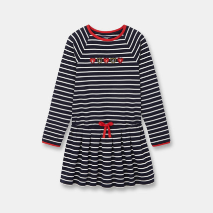 Avis Robe rayée bleue fille OKAIDI 1