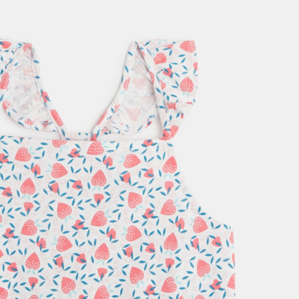 Avis Robe courte en jersey imprimé rose fille OKAIDI 2
