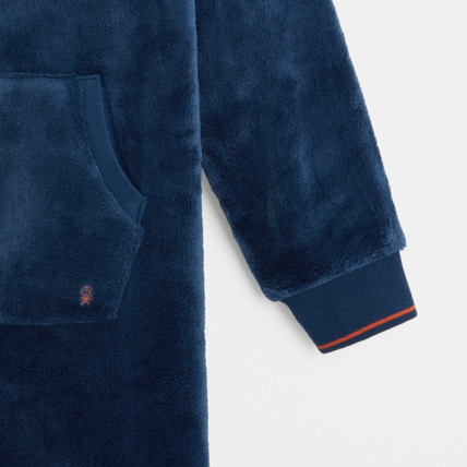Avis Combinaison velours à capuche bleu garçon OKAIDI 3