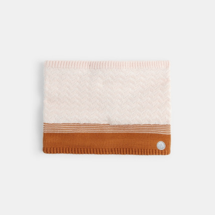 Avis Snood chaud en tricot et polaire rose fille OKAIDI 2